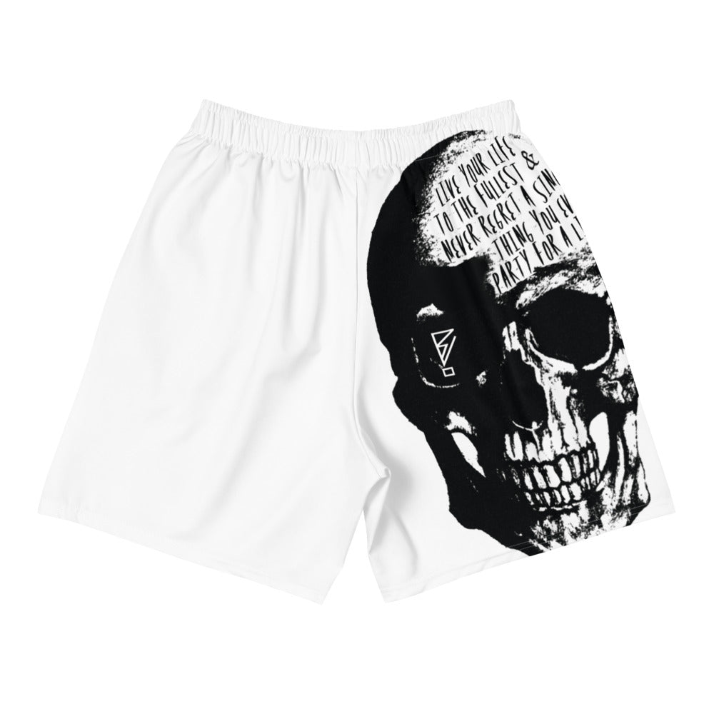 PFAL Skull Men's Athletic Long Shorts - BranVille