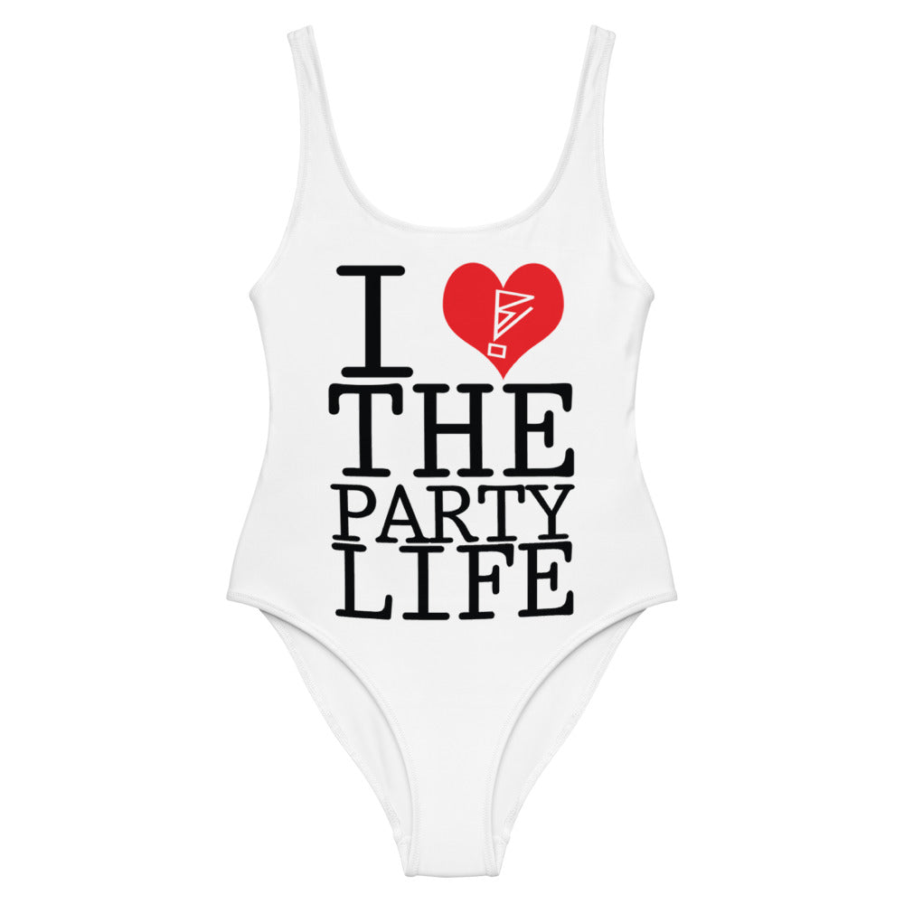 I Love The Party Life One-Piece Swimsuit - BranVille