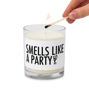 Smells Like A Party Glass Jar Candle