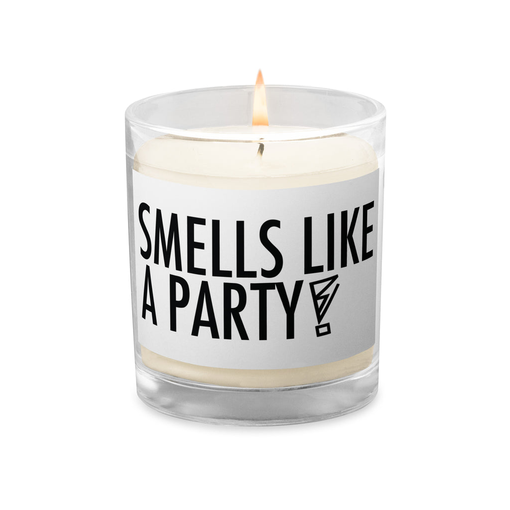 Smells Like A Party Glass Jar Candle