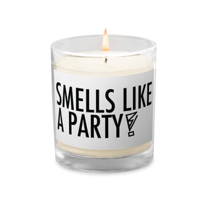 Smells Like A Party Glass Jar Candle