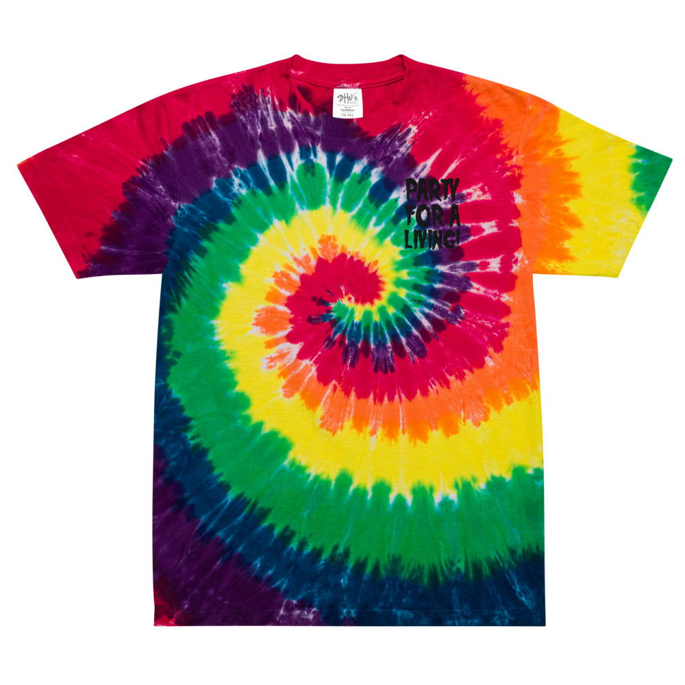 PFAL Misfit Tie-Dye Embroidered Shirt