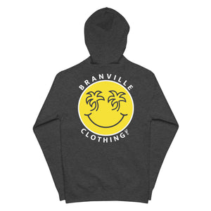 Smiley Zip Up Hoodie